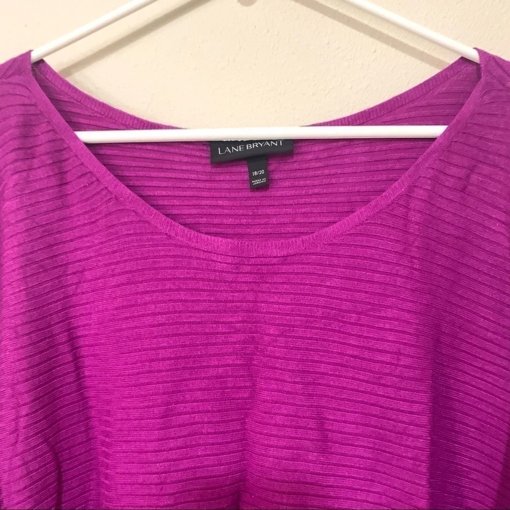 LANE BRYANT Long-Sleeve Scoop-Neck knit sweater 18 - Picture 7 of 8